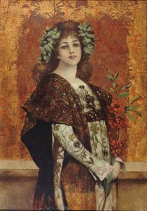 Porträt von Sarah Bernhardt 1844-1923 als Gismonda, ca. 1896