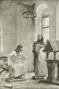 Die Erziehung von Ludwig IX. von Theobald Chartran