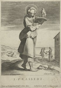 Heilige Praxedis von Theodoor Galle