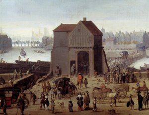 Der Pier und die Brücke der Tournelle (Detail)
