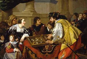 Die Backgammon-Spieler, 1634