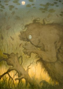 Wassernixe beim Fischen (Nokken)