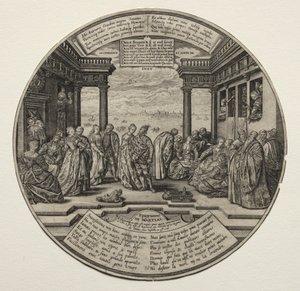 Der venezianische Ball von Theodor de Bry