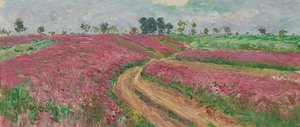 Sainfoin-Feld bei Znaim II, um 1893
