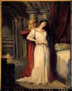 Desdemonas Schlafenszeit Illustration für Akt IV des Stücks „Othello“ von William Shakespeare