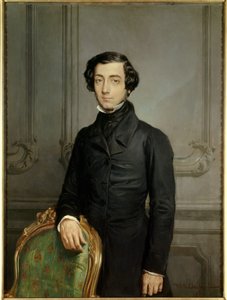 Porträt von Alexis Charles Henri Clerel de Tocqueville (1805-1859), Außenminister unter der Zweiten Republik von Théodore Chassériau