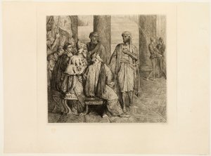 Sie liebte mich wegen der Gefahren, Platte drei aus Othello von Théodore Chassériau