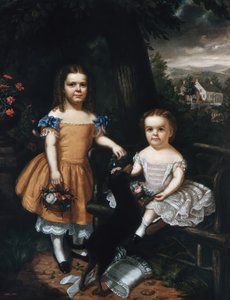 Die Töchter von Daniel T. MacFarlan, 1857 von Theodore E. Pine