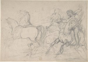 Wagenlenker und Reiter von Theodore Gericault