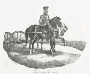 Chevaux des Ardennes von Theodore Gericault