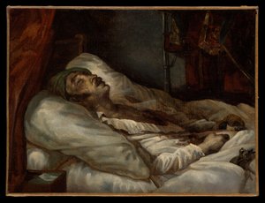 General Letellier auf seinem Sterbebett von Theodore Gericault