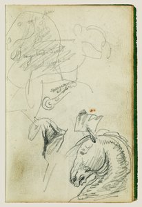 Pferdestudien von Theodore Gericault