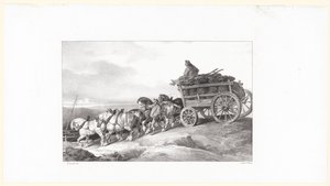 Der Kohlenwagen von Theodore Gericault