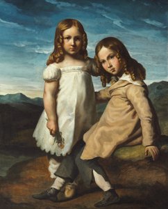 Porträt von Alfred und Elisabeth Dedreux, ca. 1818 von Theodore Gericault