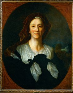 Porträt von Marie Serre, Mutter des Malers Hyacinthe Rigaud von Theodore Gericault