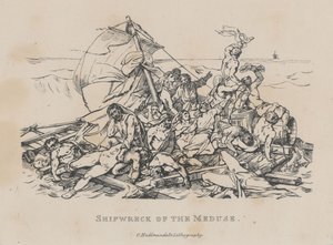 Schiffbruch der Meduse (Das Floß der Medusa) von Theodore Gericault