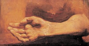 Studie einer Hand und eines Arms