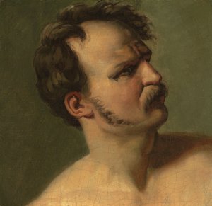 Studie eines Mannes im Profil, um 1812