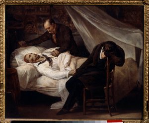 Der Tod des Malers Theodore Gericault (1791-1824) am 26. Januar