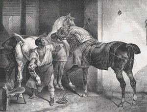 Der englische Schmied, 1822 von Theodore Gericault