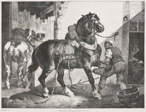 Der französische Schmied von Theodore Gericault