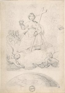Die Jungfrau des Heiligen Herzens von Theodore Gericault