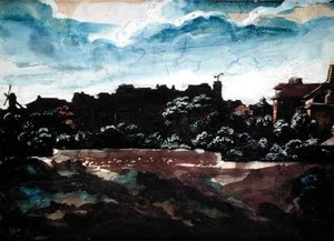 Ansicht der Hügel von Montmartre