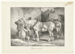 Arbeitspferde von Theodore Gericault