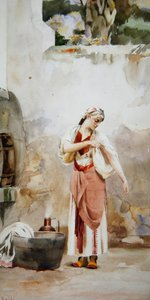 Eine griechische Schönheit von Theodore Jacques Ralli