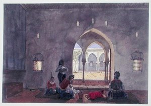 Ein maurisches Interieur, Algier, ca. 1835