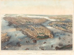 New York und Brooklyn - Blick von der Batterie