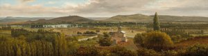 Panorama-Landschaft in der Nähe der Mosel von Theodore Rousseau