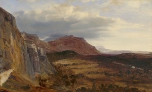 Ansicht von Saleve, in der Nähe von Genf, 1834