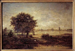 Die Ufer der Loire von Pierre Etienne Theodore Rousseau