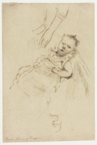 Porträt von Margery Chambers, zehn Wochen alt