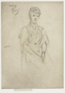 Porträt von Mrs. Cyprian Williams in Kostüm