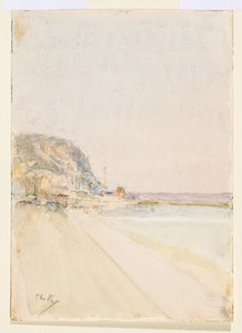 Ansicht von East Cliff, Hastings, vor 1900