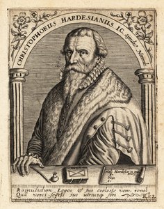 Christoph Herdesianus, deutscher Jurist von Theodore de Bry