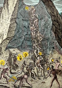 Goldmine in Potosi, Bolivien