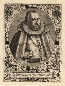 Hartwig Schmidenstedt, deutscher Rhetoriker von Theodore de Bry