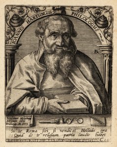 Johannes Hartung, deutscher Graecist und Hebraist von Theodore de Bry