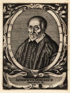 Louis Dorleans, französischer Dichter und Pamphletist von Theodore de Bry
