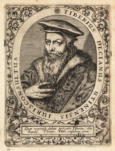 Tiberio Deciani, italienischer Jurist