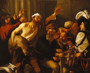 Christus vertreibt die Geldwechsler aus dem Tempel