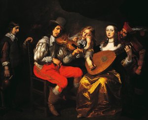 Das Konzert, von Theodor van Thulden, ca. 1650