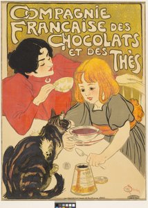Compagnie Française des Chocolats et des Thés von Théophile Alexandre Steinlen