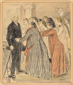 Das Abenteuer des alten Dekans von Théophile Alexandre Steinlen