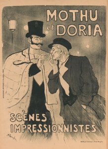 Mothu und Doria von Théophile Alexandre Steinlen