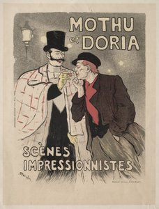 Mothu et Doria - Impressionistische Szenen von Théophile Alexandre Steinlen