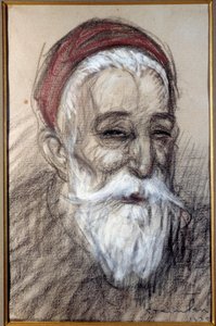 Porträt des französischen Politikers Anatole France (1844-1924) von Théophile Alexandre Steinlen